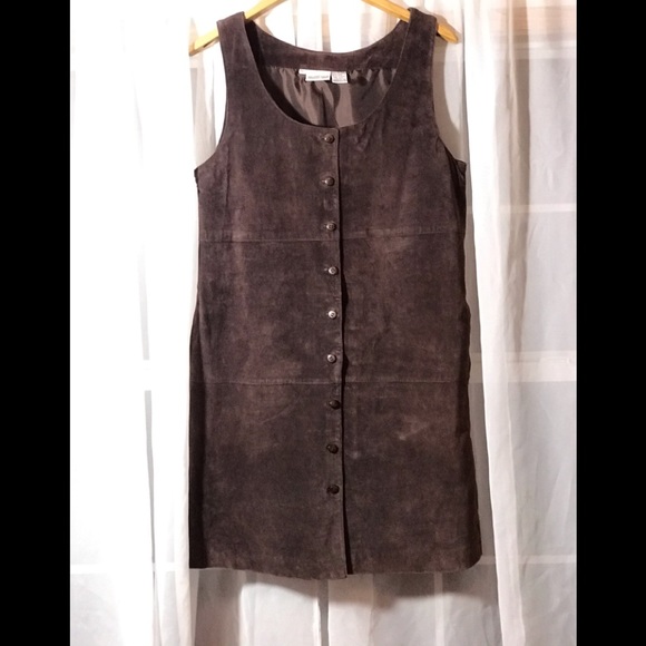 Newport News Dresses & Skirts - Newport News Women’s 16 Brown Vintage Button Dress